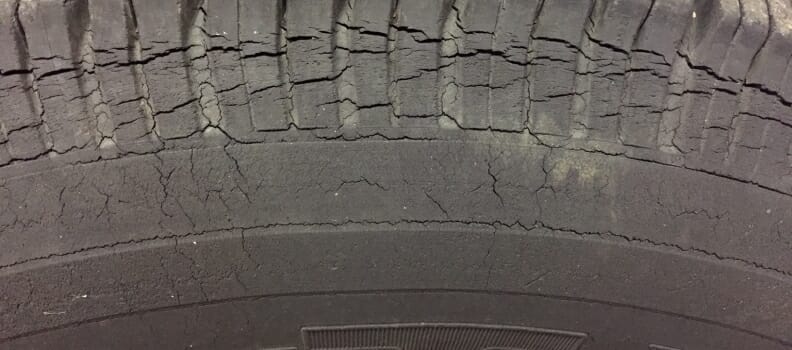 Dry Cracked Tires