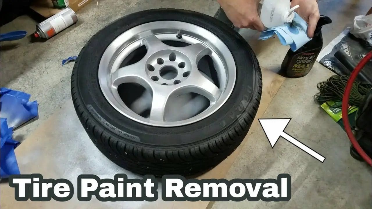How To Remove Spray Paint From Rubber Tires