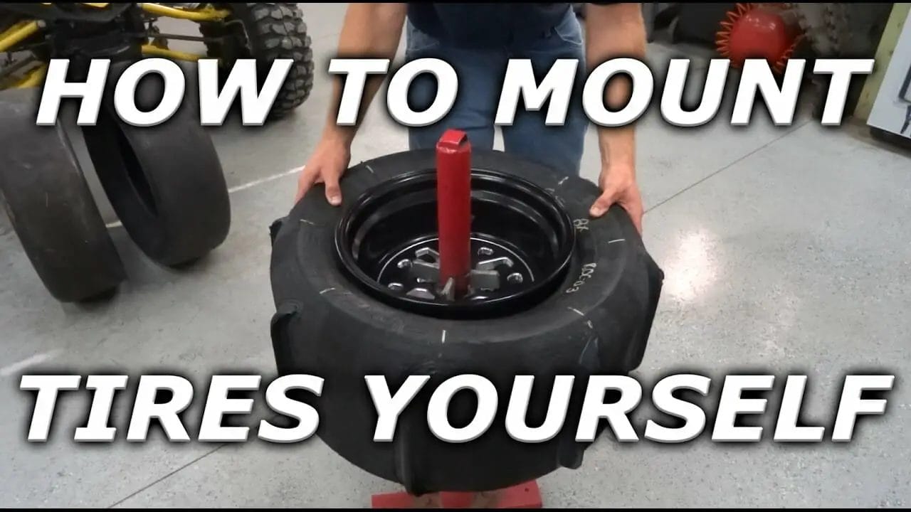 How To Mount Atv Tires At Home