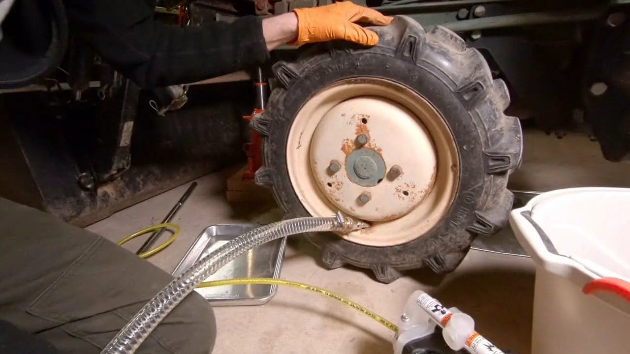 How To Remove Calcium From Tractor Tires