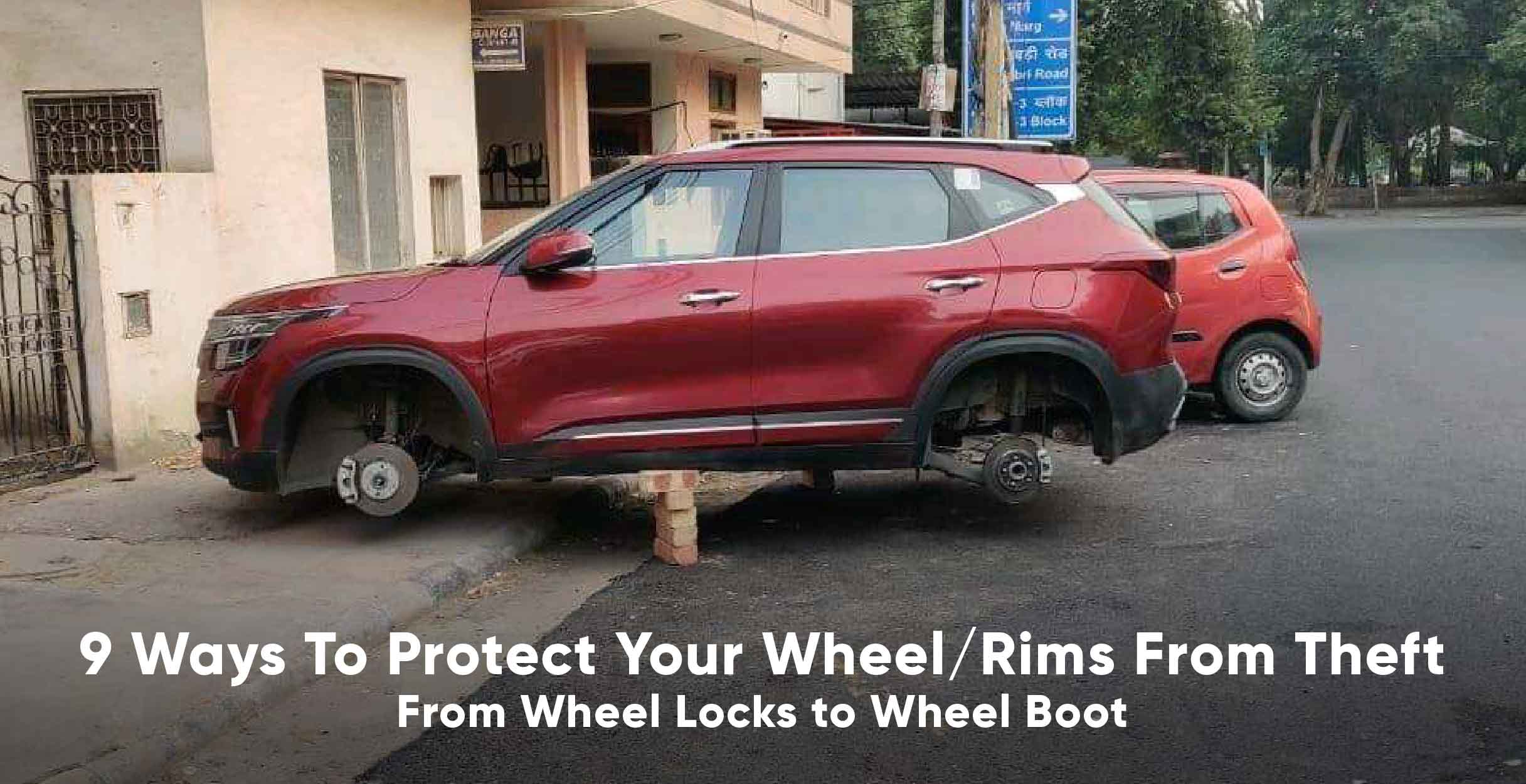 How to prevent tires from being stolen