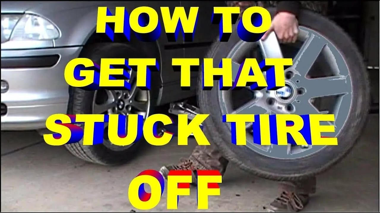 How To Get Tire Off Car When Stuck