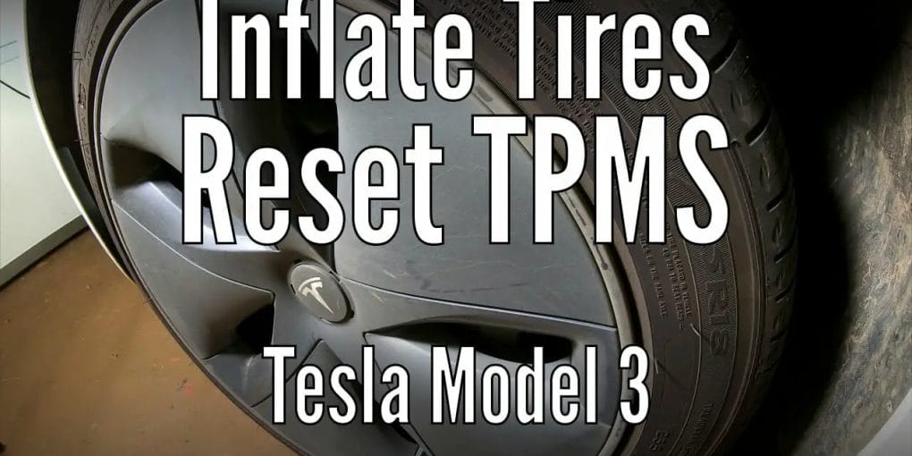 How to Add Air to Tesla Model 3 Tires