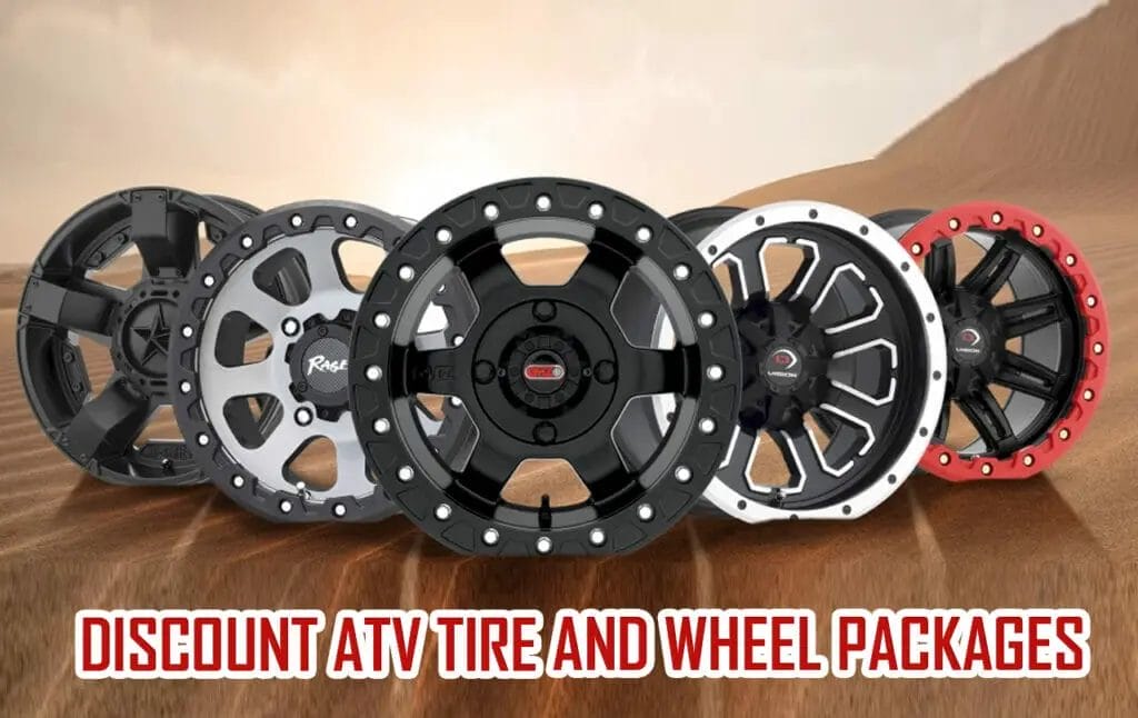 Discount atv tire and wheel packages